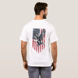 アメリカの愛国心に満ちた男性のTシャツの自由プレゼント Tシャツ