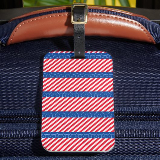 アメリカの愛国心のある ラゲッジタグ (正面インサイチュ2)