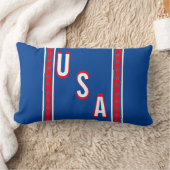 アメリカの愛国心のある ランバークッション (ブランケット)