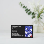 アメリカの愛国心をテーマにした名刺 名刺 (スタンド正面)