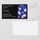 アメリカの愛国心をテーマにした名刺 名刺 (正面/裏面)