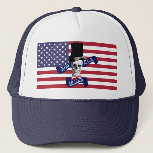 アメリカの愛国心を祝福する キャップ (正面)