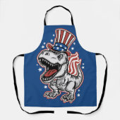アメリカの愛国恐竜 エプロン (正面)