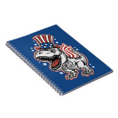 アメリカの愛国恐竜 ノートブック (右側)