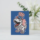 アメリカの愛国恐竜 ポストカード (スタンド正面)