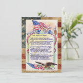 アメリカの愛国的なスターの旗 シーズンカード (スタンド正面)