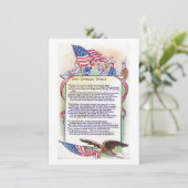 アメリカの愛国的なスターの旗 シーズンカード (スタンド正面)