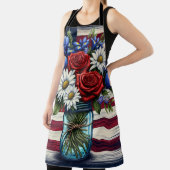 アメリカの愛国的な動揺してフローラ エプロン (インサイチュ)