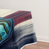 アメリカの愛国的な動揺してフローラ テーブルクロス (インサイチュ)