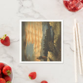 アメリカの愛国的な国旗 スタンダードカクテルナプキン (インサイチュ)