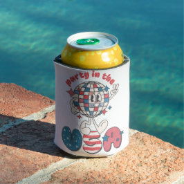 アメリカの愛国的な赤白青パーティー 缶クーラー