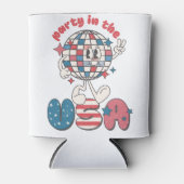 アメリカの愛国的な赤白青パーティー 缶クーラー (正面)