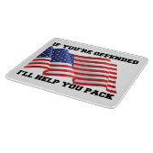 アメリカの愛国者 カッティングボード (角)