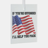 アメリカの愛国者 ガラスオーナメント (正面右)