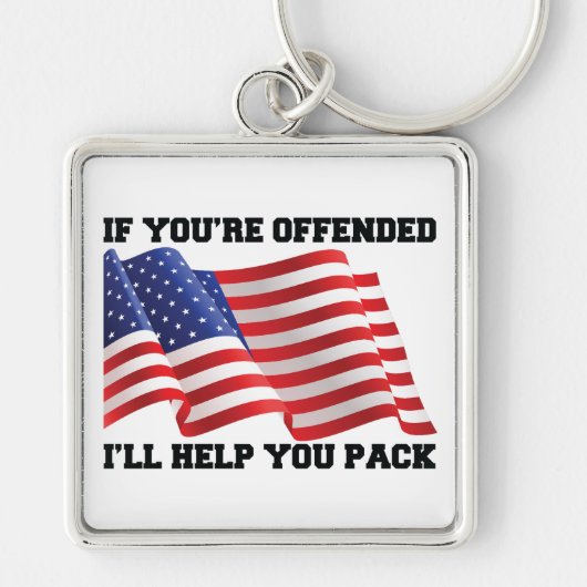 アメリカの愛国者 キーホルダー (正面)