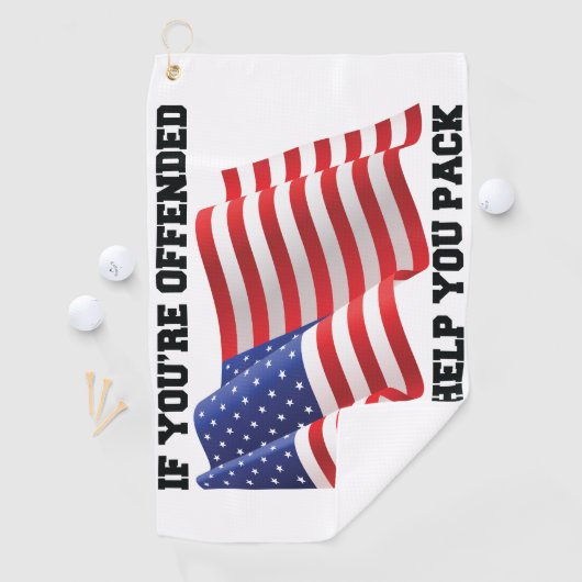 アメリカの愛国者 ゴルフタオル (インサイチュ)