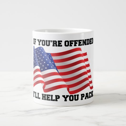 アメリカの愛国者 ジャンボコーヒーマグカップ (正面)