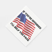アメリカの愛国者 スタンダードランチョンナプキン (角)