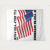 アメリカの愛国者 タペストリー (正面(横))