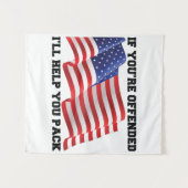 アメリカの愛国者 タペストリー (正面(横))