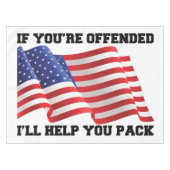 アメリカの愛国者 テーブルクロス (正面(横))