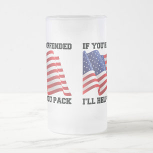 アメリカの愛国者 フロストグラスビールジョッキ