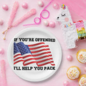 アメリカの愛国者 ペーパープレート (パーティー)