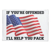 アメリカの愛国者 枕カバー (裏面)