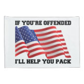 アメリカの愛国者 枕カバー (裏面-右)