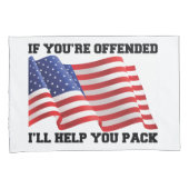 アメリカの愛国者 枕カバー (正面右)