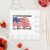 アメリカの愛国者 縁ありランチョンナプキン (インサイチュ)