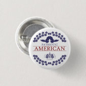 アメリカの愛国者 缶バッジ (正面&裏面)