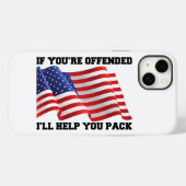 アメリカの愛国者 Case-Mate iPhoneケース (裏面 (横))