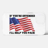 アメリカの愛国者 Case-Mate iPhoneケース (裏面 (横))