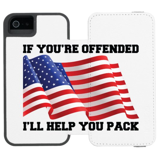 アメリカの愛国者 INCIPIO iPhoneウォレットケース (フォリオ Open)