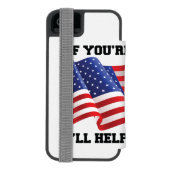 アメリカの愛国者 INCIPIO iPhoneウォレットケース (フォリオ裏面)