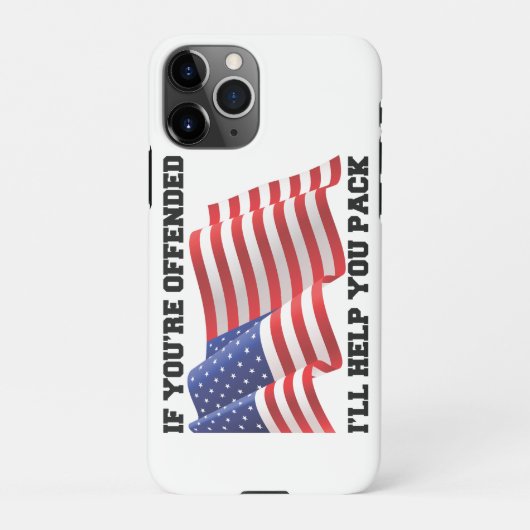 アメリカの愛国者 iPhoneケース (裏面)
