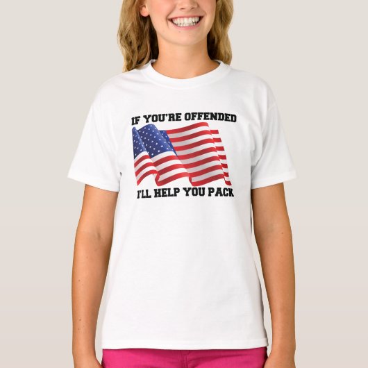 アメリカの愛国者 Tシャツ (正面)