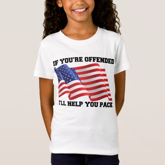 アメリカの愛国者 Tシャツ (正面)