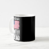 アメリカの憲法を再読する必要がある合衆国旗 コーヒーマグカップ (正面左)