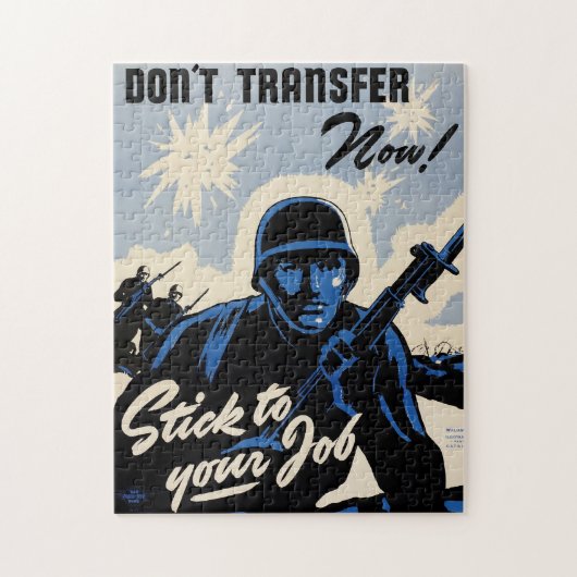 アメリカの戦士による戦場のビーチヘッドへの強襲 ジグソーパズル (縦)