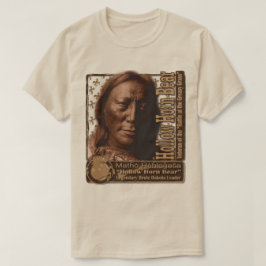 アメリカの戦士「ホロー・ホーン・ベア」 Tシャツ