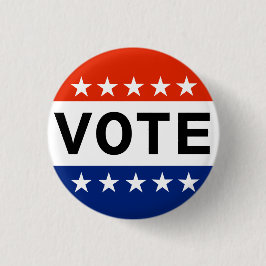 アメリカの投票 缶バッジ