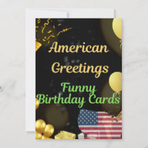 アメリカの挨拶おもしろい誕生日カード