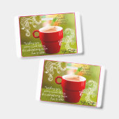 アメリカの挨拶状 バッジ (表裏)