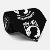 アメリカの捕虜MIAの旗が付いているカスタムなネクタイ ネクタイ (ロール)