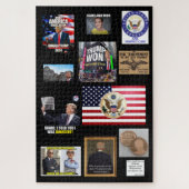 アメリカの政治が行き詰まった2 ジグソーパズル (縦)