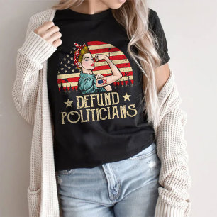 アメリカの政治家の資金を取り除く、政治声明 Tシャツ