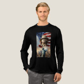 アメリカの政治 トライブレンドＴシャツ (正面全体)