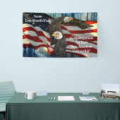 アメリカの新市民権おめでとう 横断幕 (トレードショー)